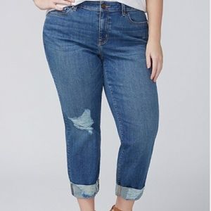 Girlfriend Cropped Jeans